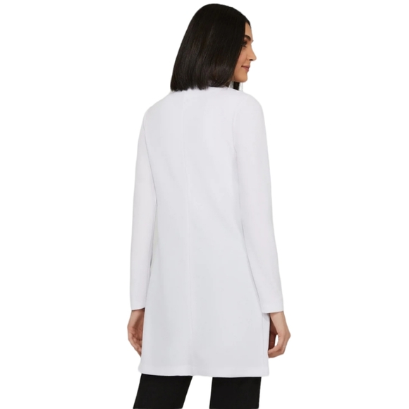 White Light Longline Blazer - Picture 3 of 3